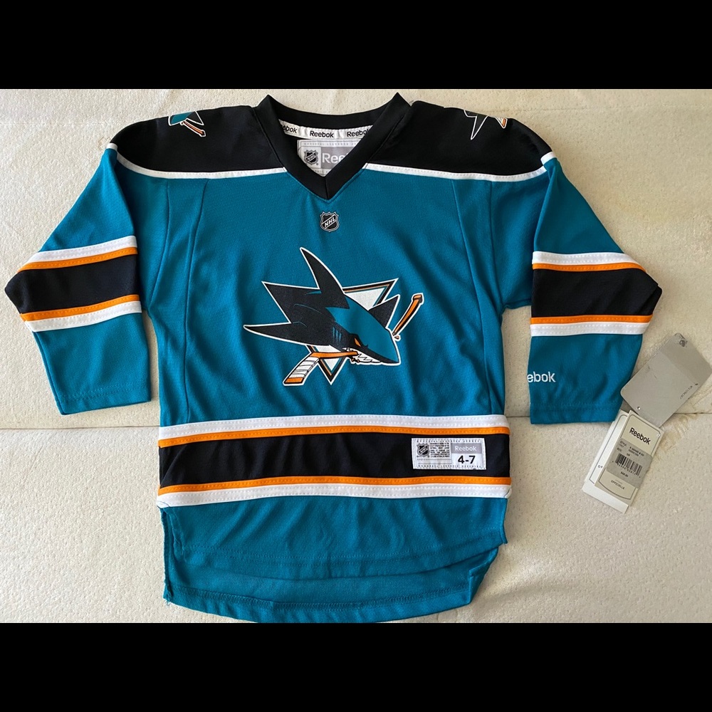 Kids Reebok Sharks Jersey
